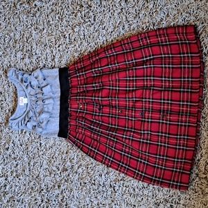 ⭐️ 2/$20 Justice Red Plaid Dress